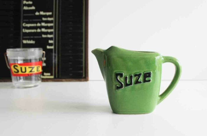 Pichet Suze Vert Chez Mulubrok Brocante En Ligne