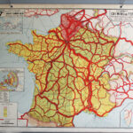 Photo 2 - Affiche carte France Chemins de Fer