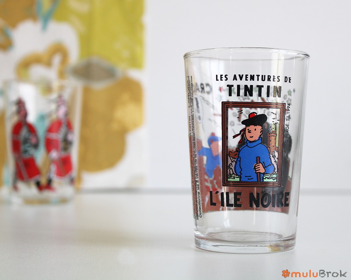 Verre collection Tintin