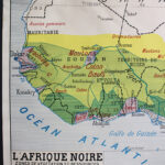 Photo 5 - Affiche carte l’Afrique Noire